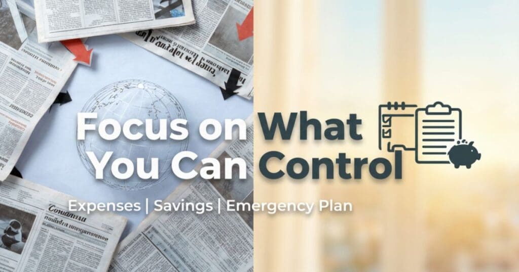 Focus on what you can control during uncertain times and major current events